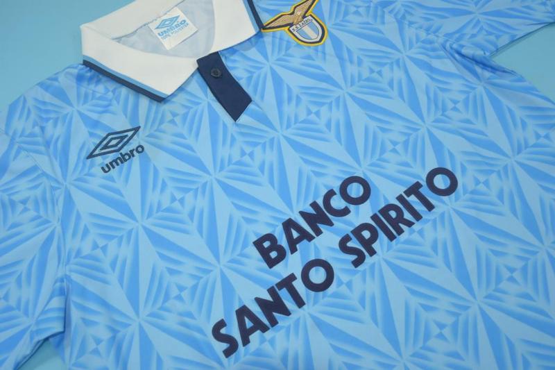 AAA(Thailand) Lazio 1991/92 Home Retro Soccer Jersey