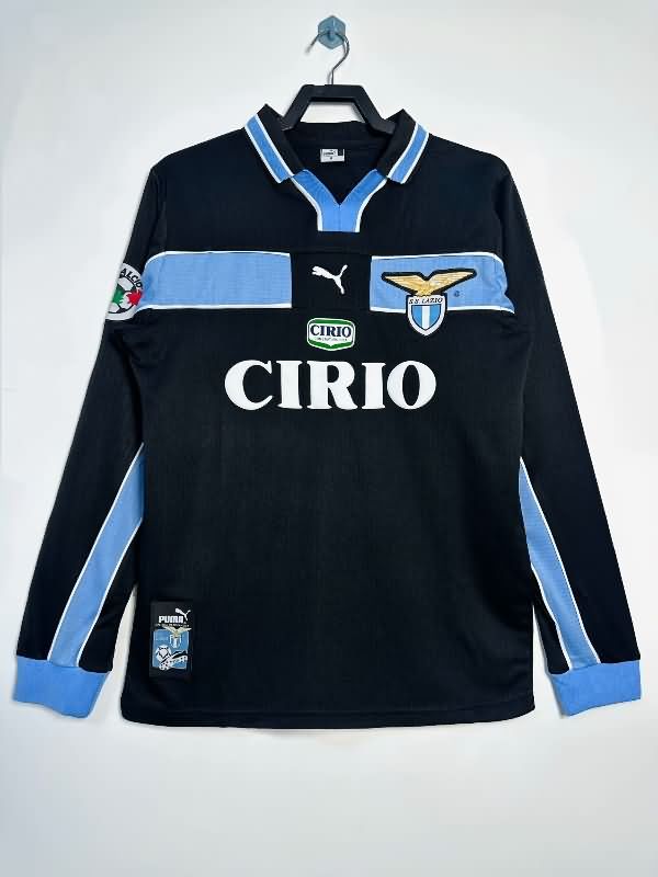 AAA(Thailand) Lazio 1998/00 Away Long Sleeve Retro Soccer Jersey