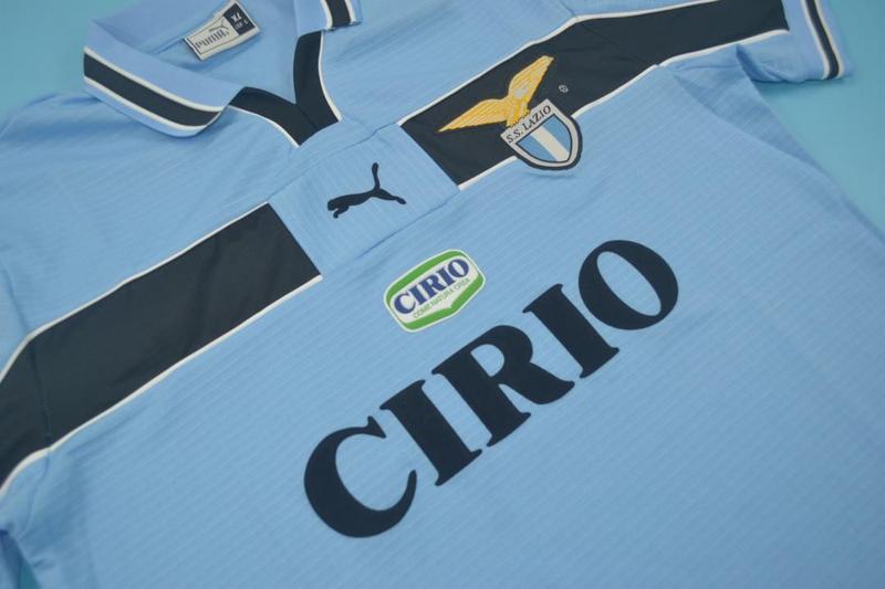 AAA(Thailand) Lazio 1998/00 Home Retro Soccer Jersey