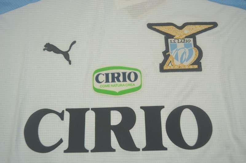 AAA(Thailand) Lazio 1999/00 Away Retro Soccer Jersey(L/S)