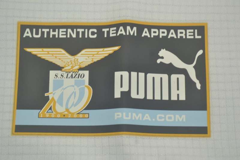 AAA(Thailand) Lazio 1999/00 Away Retro Soccer Jersey(L/S)