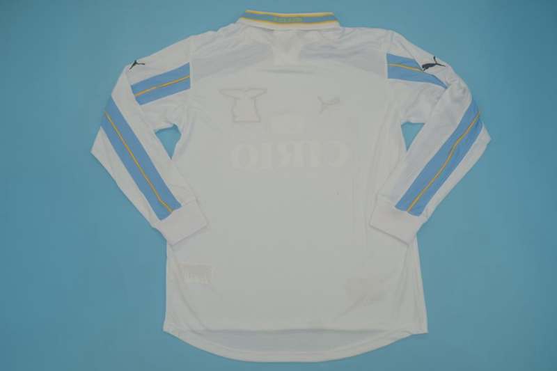 AAA(Thailand) Lazio 1999/00 Away Retro Soccer Jersey(L/S)