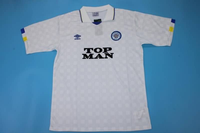 AAA(Thailand) Leeds United 1989/91 Home Retro Soccer Jersey
