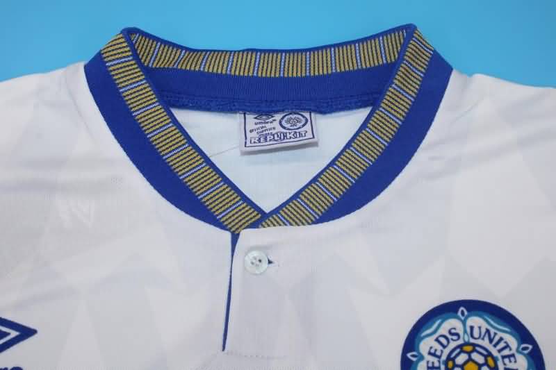 AAA(Thailand) Leeds United 1991/92 Home Retro Soccer Jersey