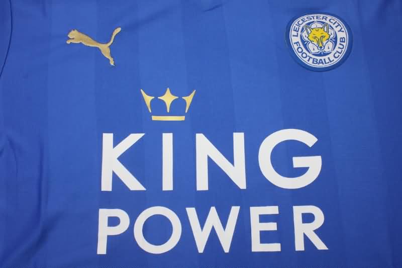 AAA(Thailand) Leicester City 2015/16 Home Retro Soccer Jersey