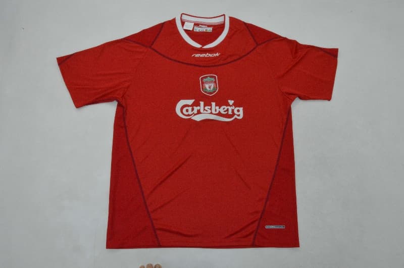 AAA(Thailand) Liverpool 2002/04 Home Retro Soccer Jersey AAA(Thailand) Liverpool 2002/04 Home Retro Soccer Jersey