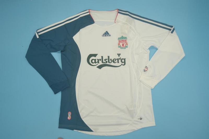 AAA(Thailand) Liverpool 2006/07 Away Retro Soccer Jersey(L/S)