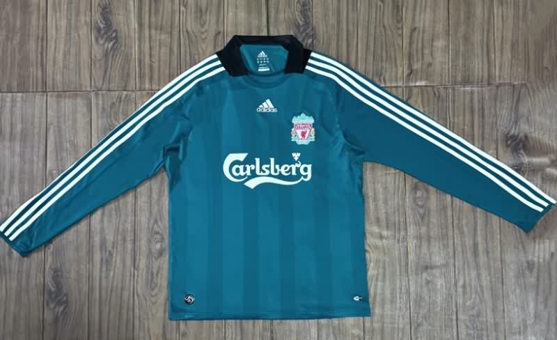 AAA(Thailand) Liverpool 2008/09 Away Long Sleeve Retro Soccer Jersey AAA(Thailand) Liverpool 2008/09 Away Long Sleeve Retro Soccer Jersey