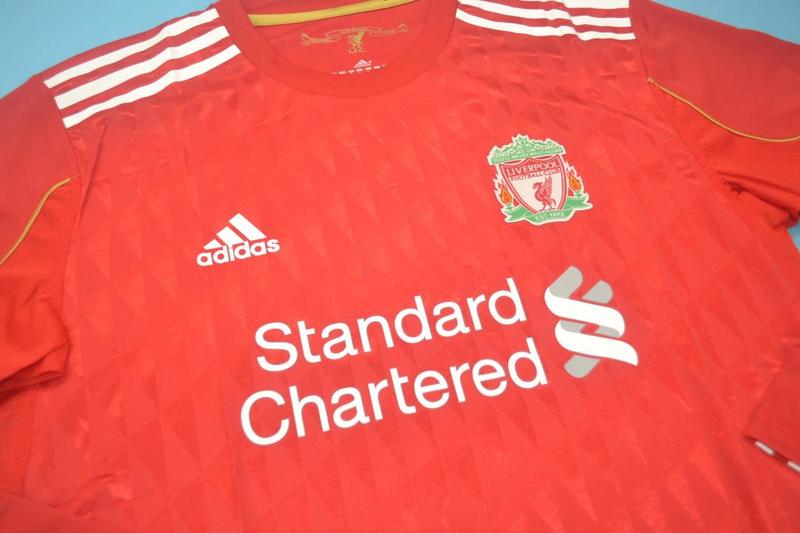 AAA(Thailand) Liverpool 2011/12 Home Retro Soccer Jersey(L/S)