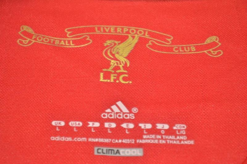 AAA(Thailand) Liverpool 2011/12 Home Retro Soccer Jersey(L/S)