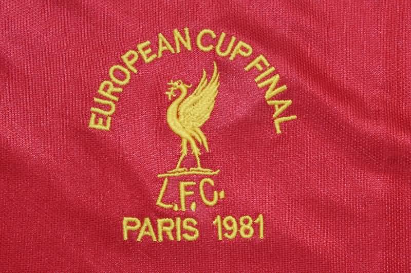 AAA(Thailand) Liverpool 1981 Home UCL Final Retro Soccer Jersey