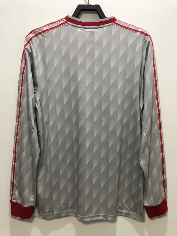 AAA(Thailand) Liverpool 1988/89 Away Long Sleeve Retro Soccer Jersey