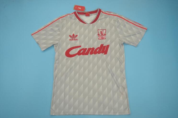 AAA(Thailand) Liverpool 1989/91 Away Retro Soccer Jersey