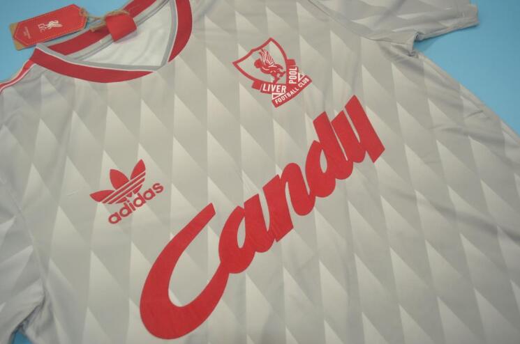 AAA(Thailand) Liverpool 1989/91 Away Retro Soccer Jersey