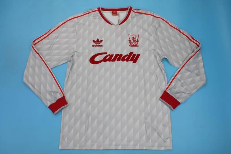 AAA(Thailand) Liverpool 1989/91 Away Retro Soccer Jersey(L/S)