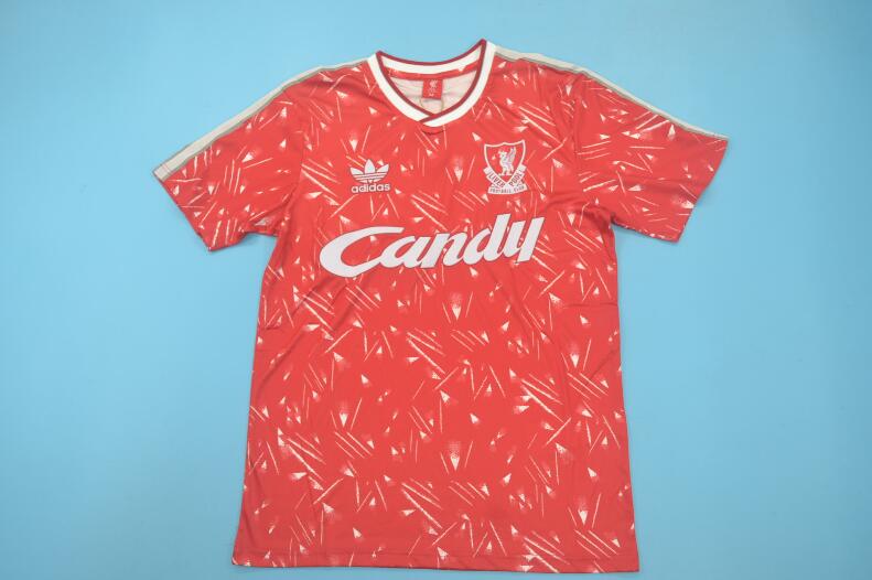 AAA(Thailand) Liverpool 1989/91 Home Retro Soccer Jersey