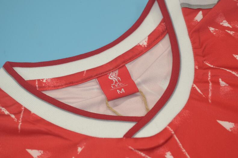 AAA(Thailand) Liverpool 1989/91 Home Retro Soccer Jersey