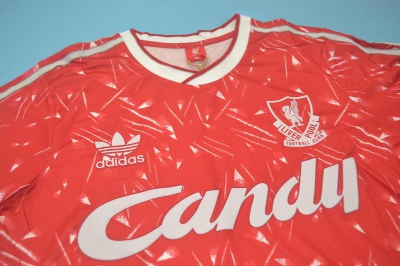 AAA(Thailand) Liverpool 1989/91 Home Retro Soccer Jersey(L/S)