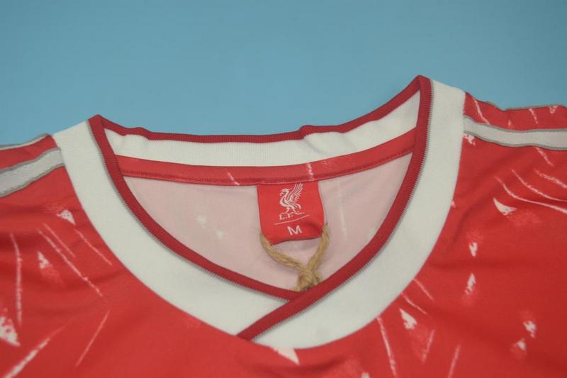 AAA(Thailand) Liverpool 1989/91 Home Retro Soccer Jersey(L/S)