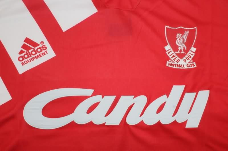 AAA(Thailand) Liverpool 1991/92 Home Retro Soccer Jersey