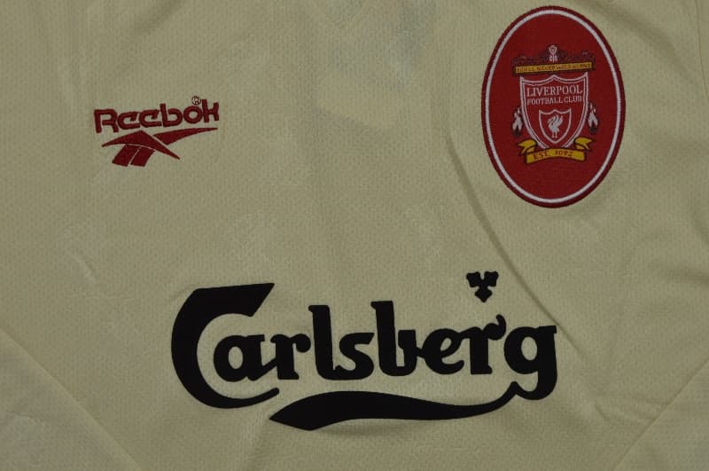 AAA(Thailand) Liverpool 1996/97 Away Long Sleeve Retro Soccer Jersey