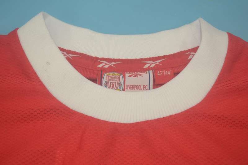 AAA(Thailand) Liverpool 1998/00 Home Retro Soccer Jersey(L/S)