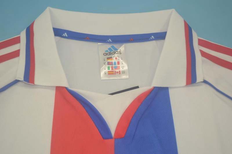 AAA(Thailand) Lyon 2000/01 Home Retro Soccer Jersey