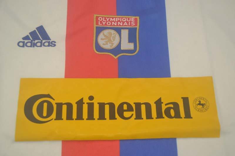 AAA(Thailand) Lyon 2000/01 Home Retro Soccer Jersey