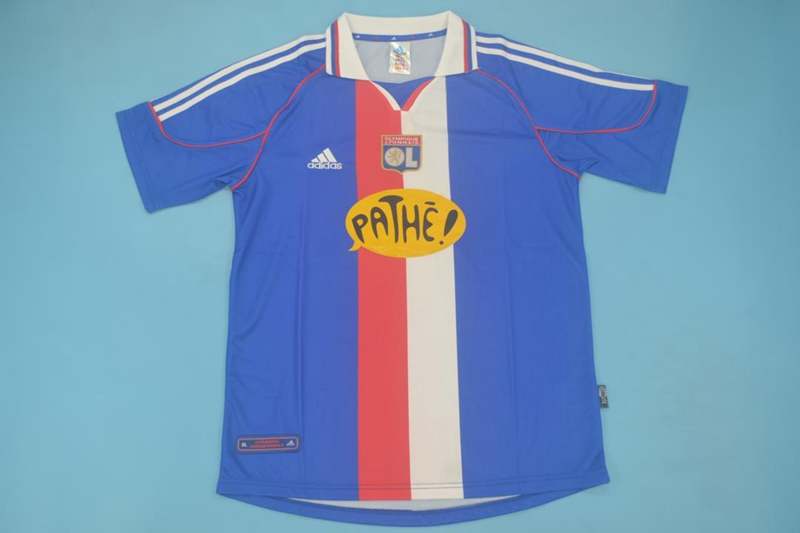 AAA(Thailand) Lyon 1999/00 Away Retro Soccer Jersey