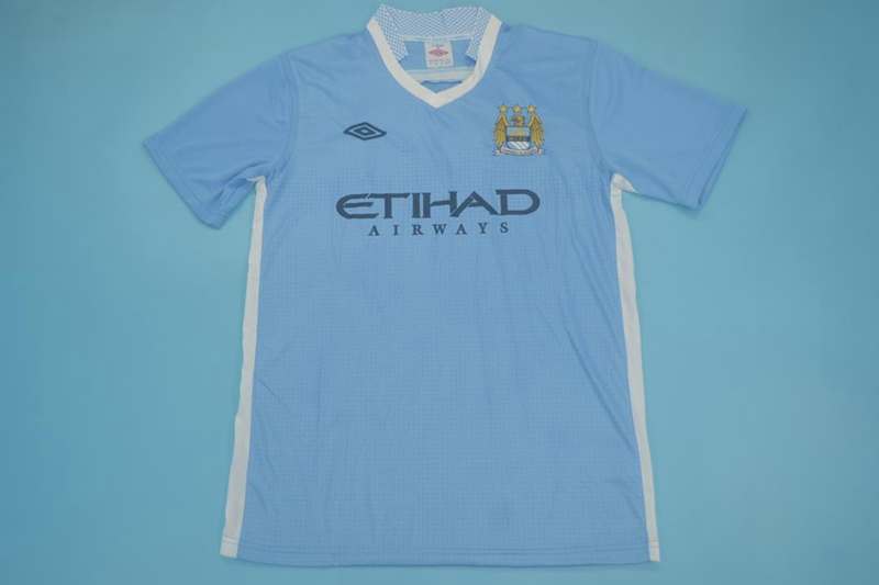 AAA(Thailand) Manchester City 2011/12 Home Retro Soccer Jersey