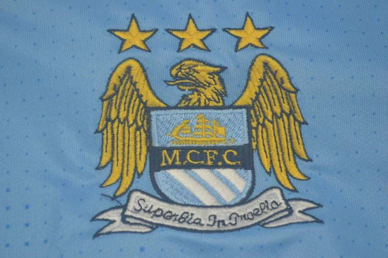 AAA(Thailand) Manchester City 2011/12 Home Retro Soccer Jersey