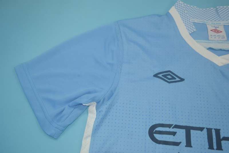 AAA(Thailand) Manchester City 2011/12 Home Retro Soccer Jersey