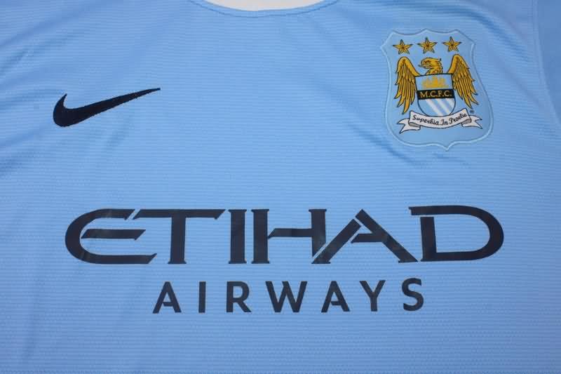 AAA(Thailand) Manchester City 2013/14 Home Retro Soccer Jersey