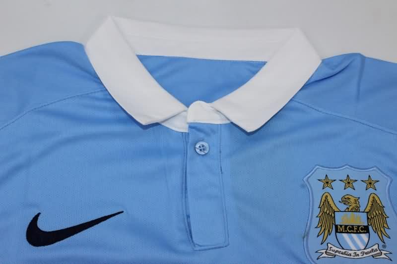 AAA(Thailand) Manchester City 2015/16 Home Retro Soccer Jersey