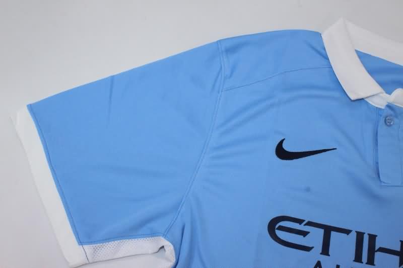 AAA(Thailand) Manchester City 2015/16 Home Retro Soccer Jersey