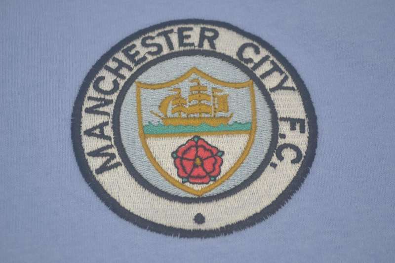 AAA(Thailand) Manchester City 1972/75 Home Retro Soccer Jersey