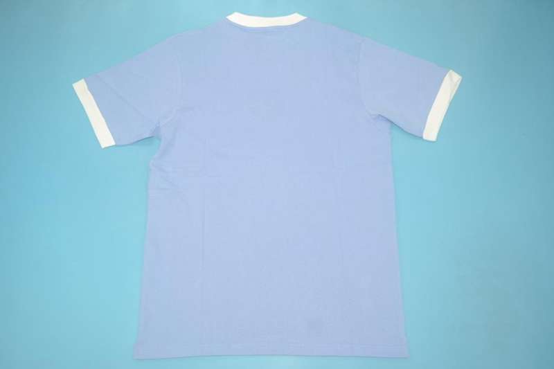 AAA(Thailand) Manchester City 1972/75 Home Retro Soccer Jersey