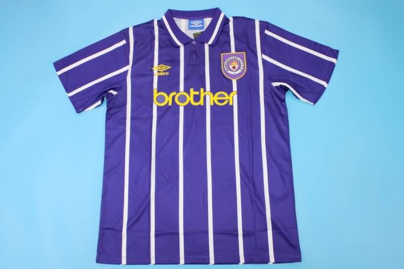 AAA(Thailand) Manchester City 1992/94 Away Retro Soccer Jersey