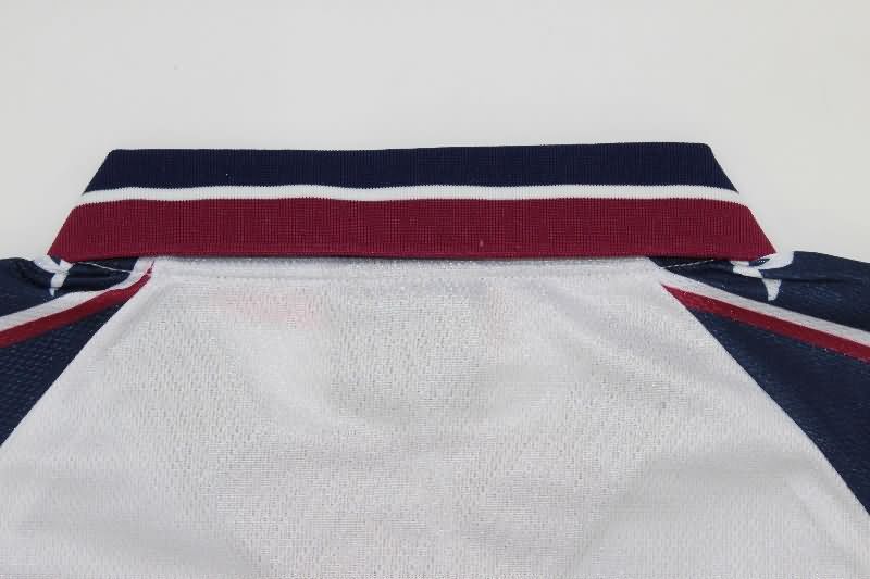 AAA(Thailand) Manchester City 1997/98 Away Long Sleeve Retro Soccer Jersey