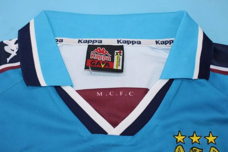 AAA(Thailand) Manchester City 1997/99 Home Retro Soccer Jersey