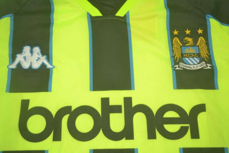 AAA(Thailand) Manchester City 1998/99 Away Retro Soccer Jersey