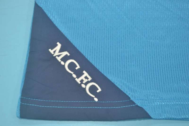AAA(Thailand) Manchester City 1999/01 Home Retro Soccer Jersey