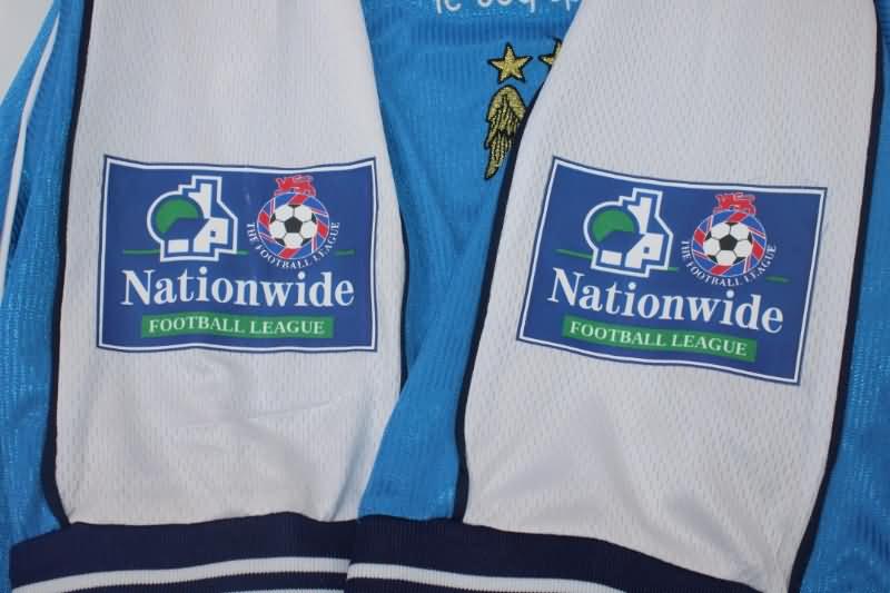 AAA(Thailand) Manchester City 1999/01 Home Retro Soccer Jersey