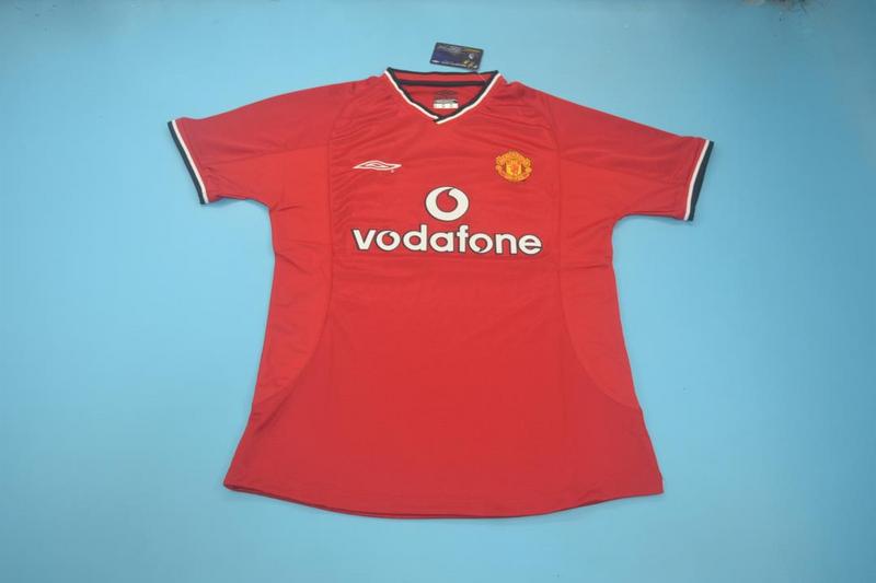 AAA(Thailand) Manchester United 2000/02 Home Retro Soccer Jersey