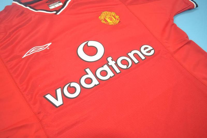 AAA(Thailand) Manchester United 2000/02 Home Retro Soccer Jersey