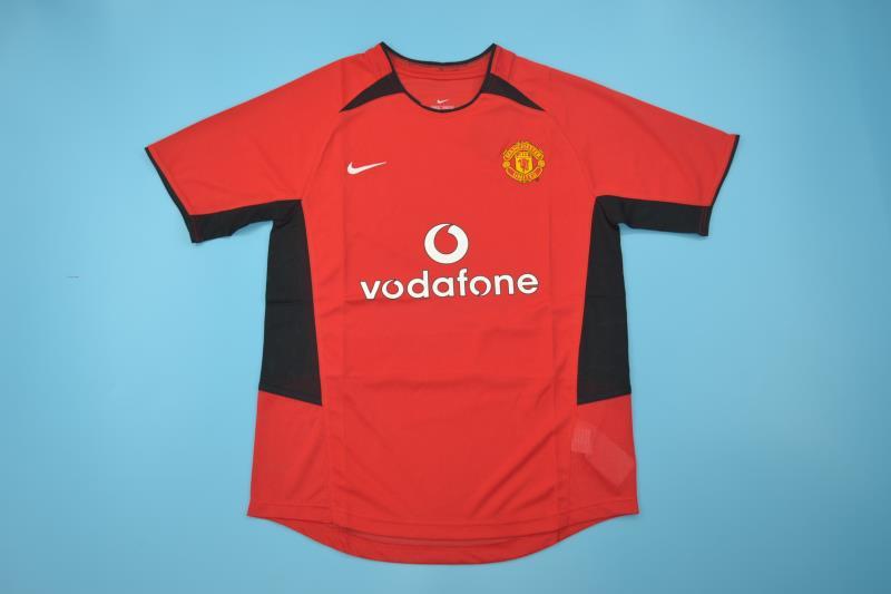 AAA(Thailand) Manchester United 2002/04 Home Retro Soccer Jersey