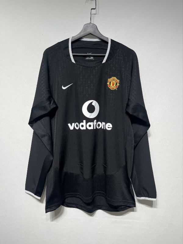 AAA(Thailand) Manchester United 2003/04 Away Retro Long Sleeve Soccer Jersey