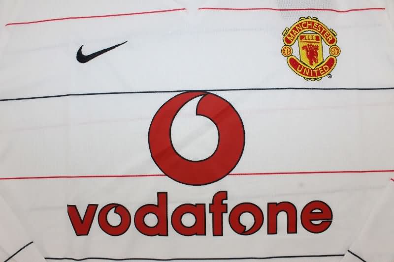 AAA(Thailand) Manchester United 2003/05 Third Retro Long Sleeve Soccer Jersey