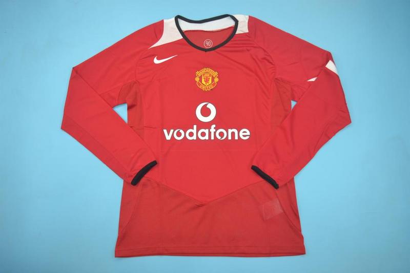 AAA(Thailand) Manchester United 2004/06 Home Retro Jersey(L/S)