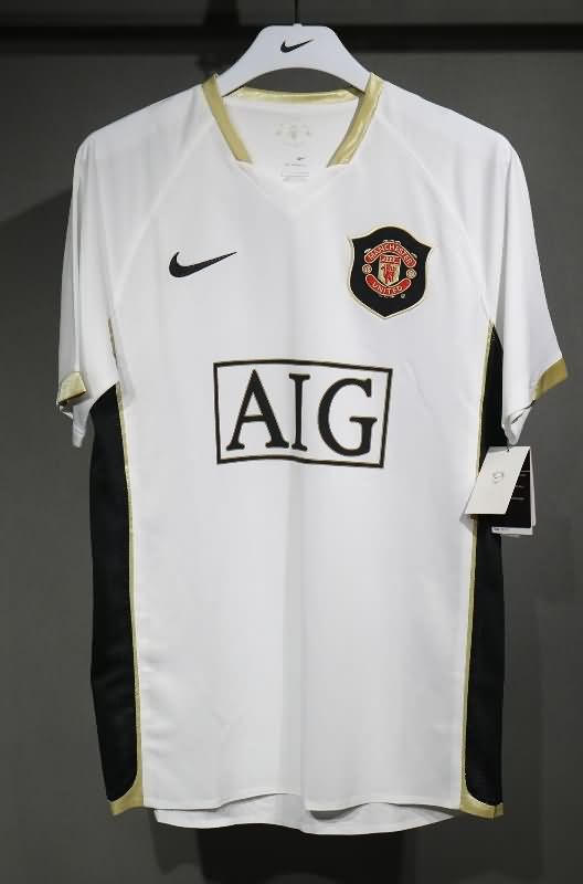 AAA(Thailand) Manchester United 2006/07 Away Retro Soccer Jersey(Player)